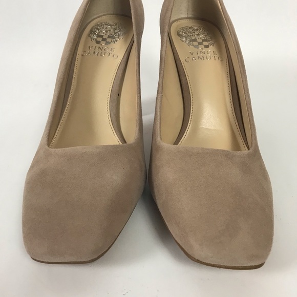 Vince Camuto Damell Faux Suede Ankle Wrap Pumps - Picture 4 of 9